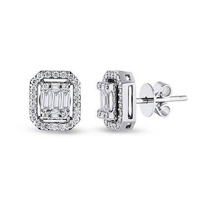 Baguette Diamant Ohrringe