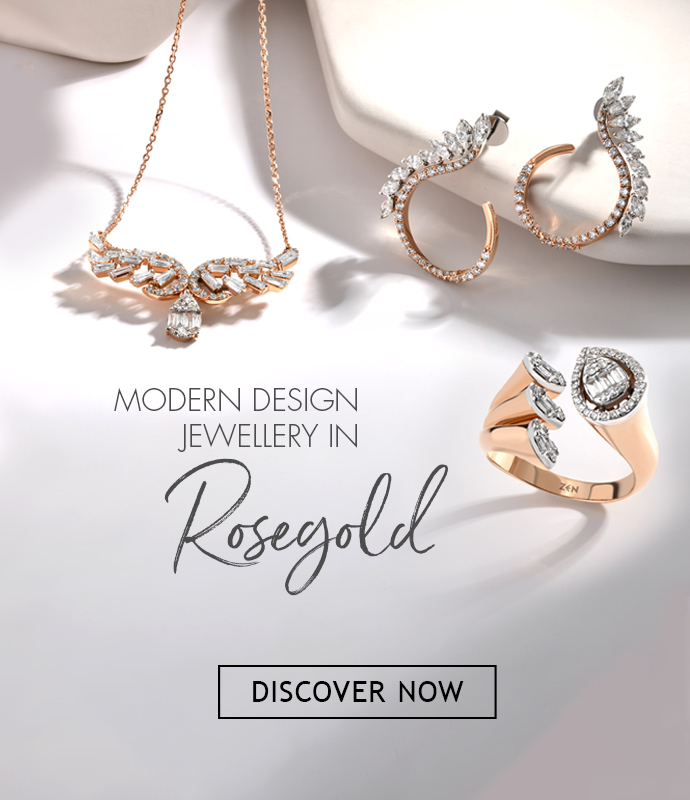 Modern Diamond Jewellery in Roségold