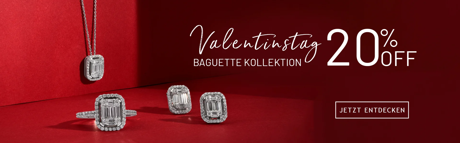 Valentinstag Baguette Diamant