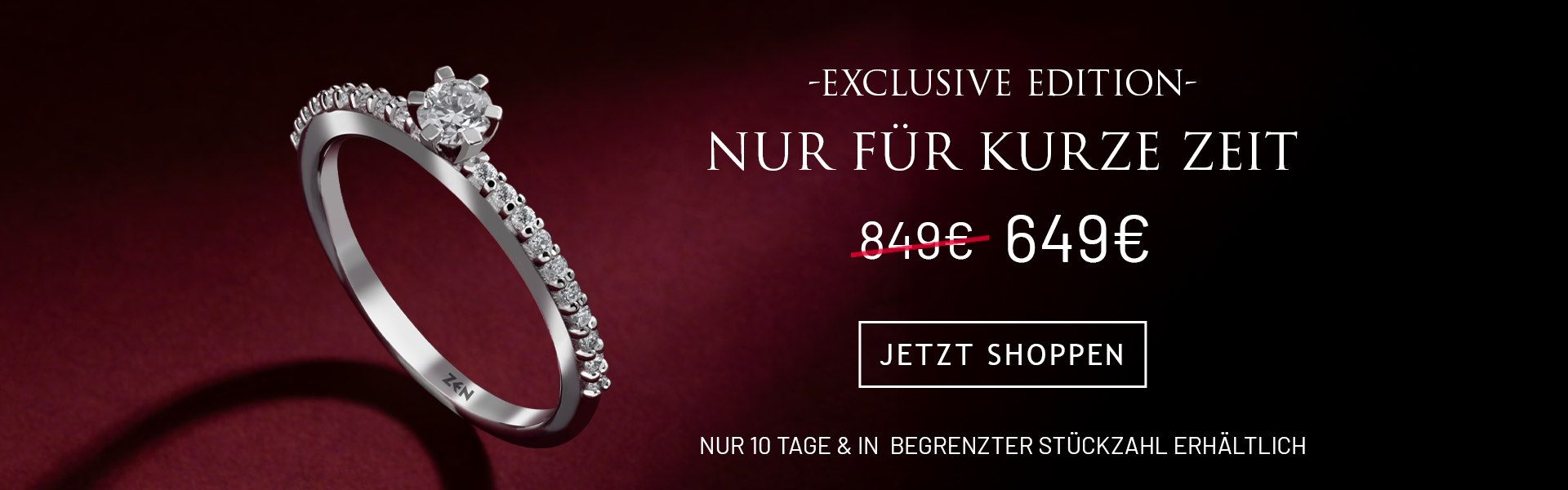 Seitenstein Diamantring
