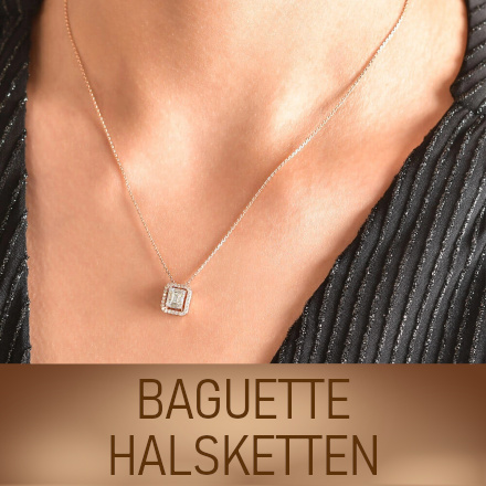 Baguette Diamant Halsketten