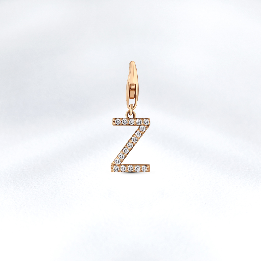 Charm Diamant ''Z'' Buchstabenanhänger