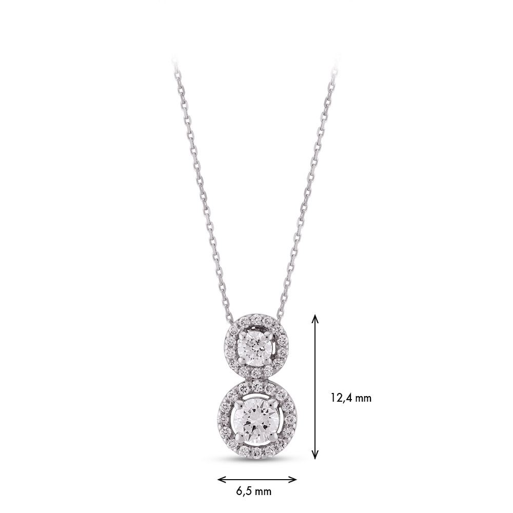0.23 ct. Design Diamant Halskette