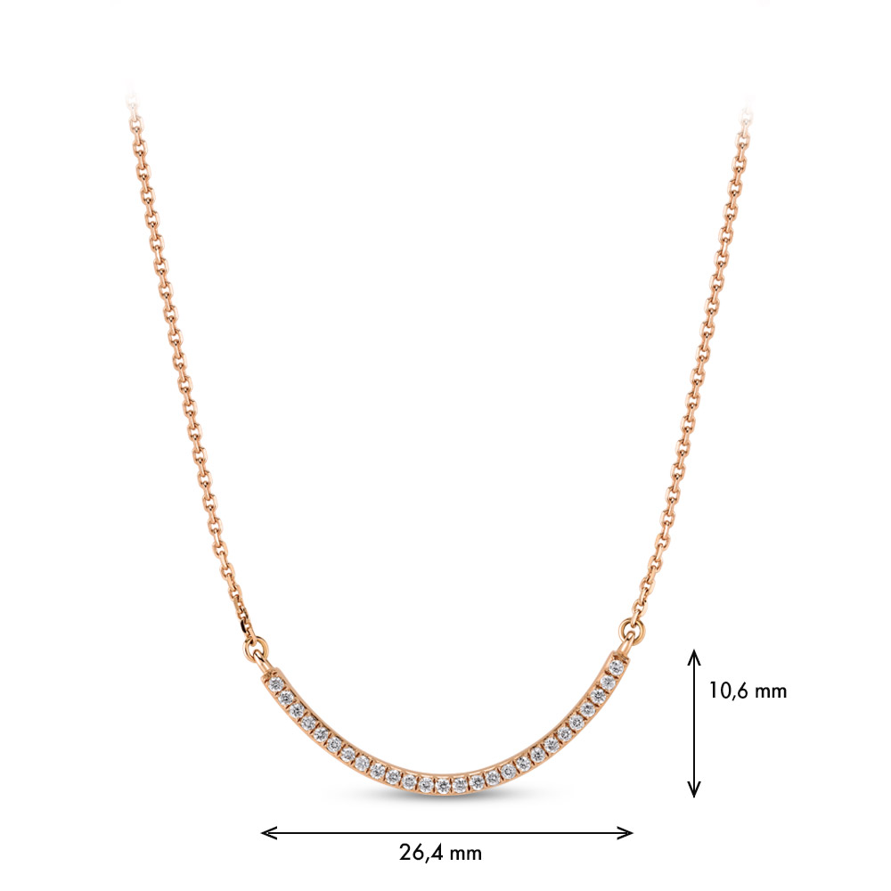 0.13 ct. Design Diamant Halskette