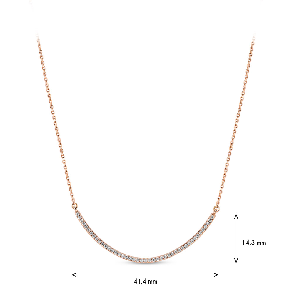 0.21 ct. Design Diamant Halskette