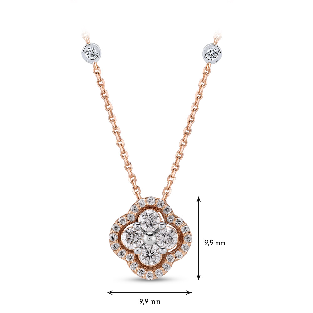 0.45 ct. Design Diamant Halskette