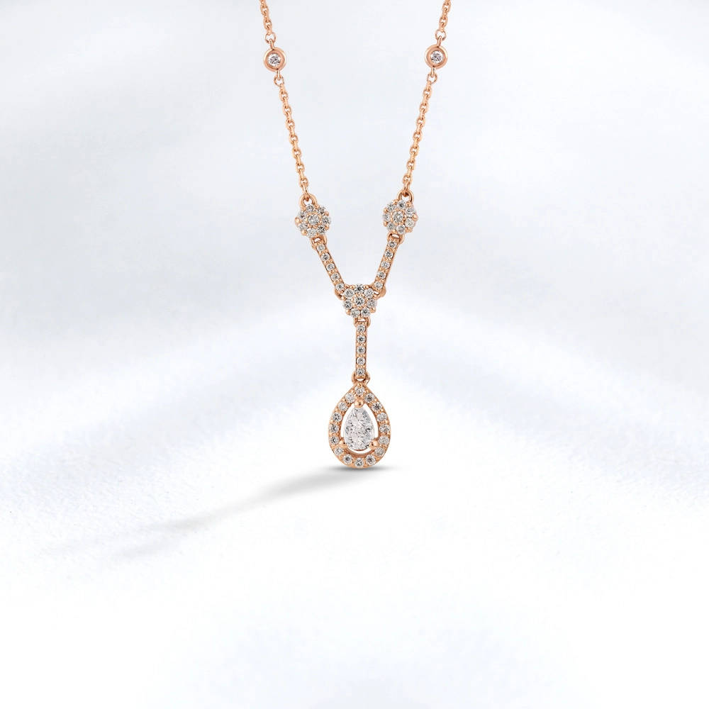 0.44 ct. Design Diamant Halskette