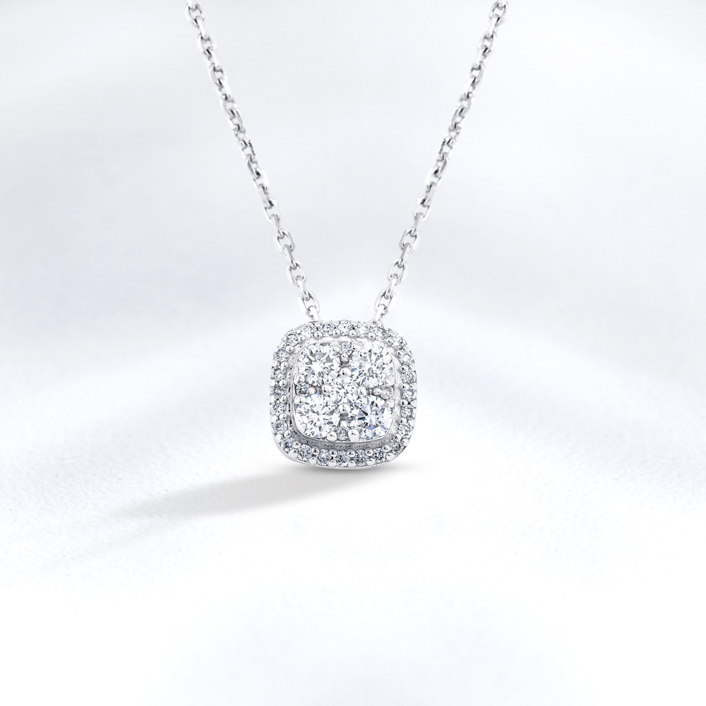 0.22 ct. Design Diamant Halskette
