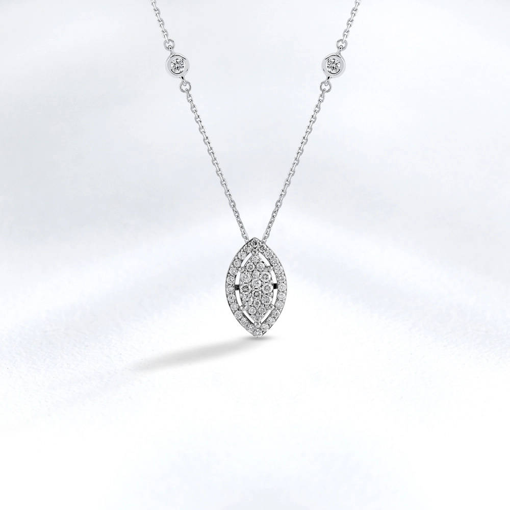 0.42 ct. Design Diamant Halskette