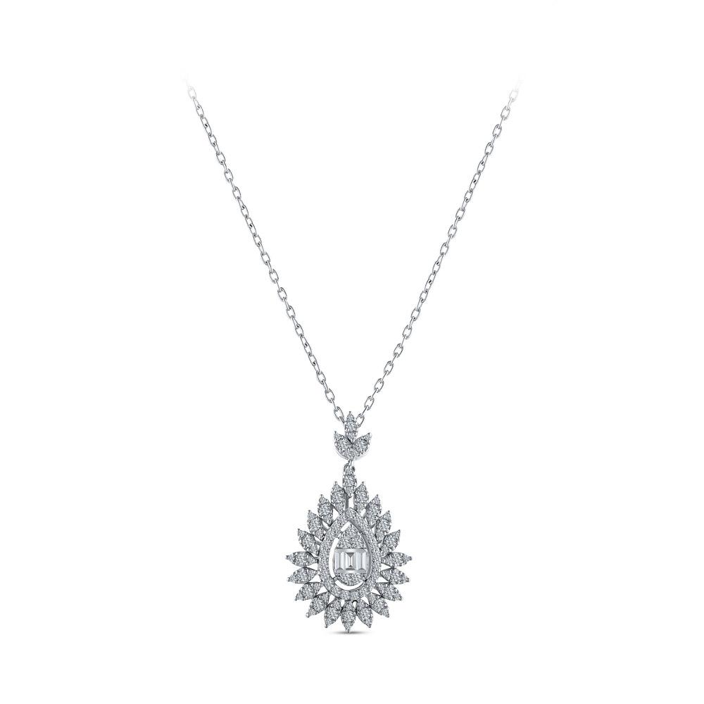 0.93 ct. Design Diamant Halskette