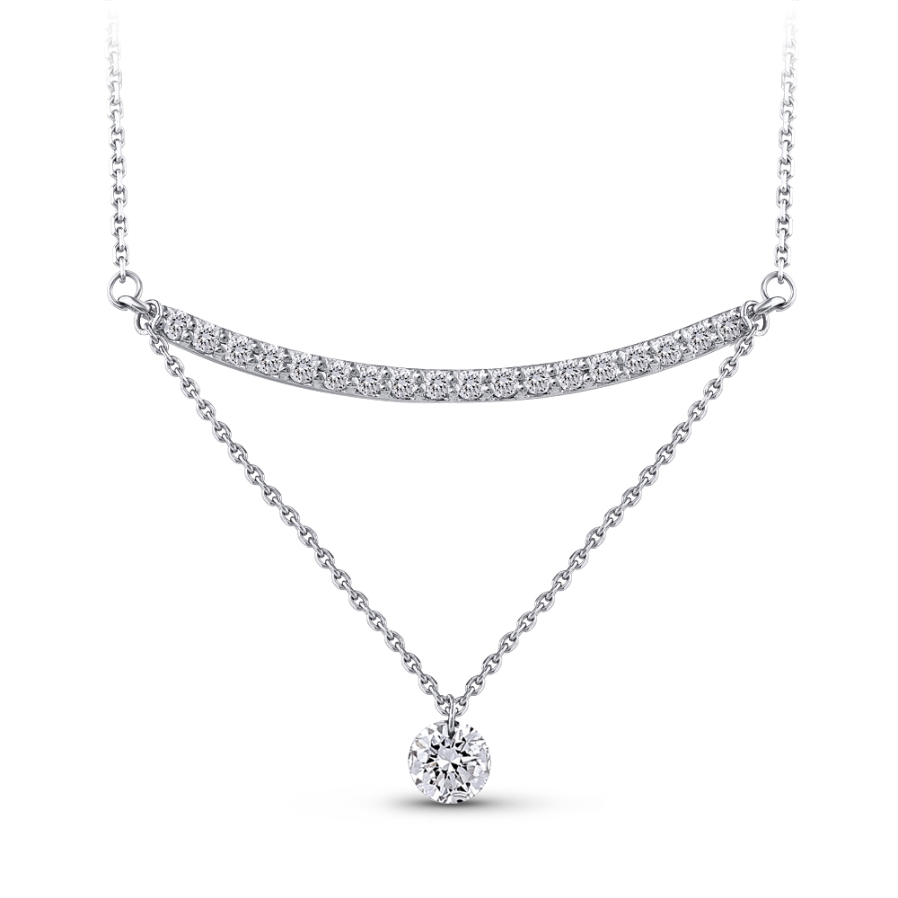 0.28 ct. Design Diamant Halskette
