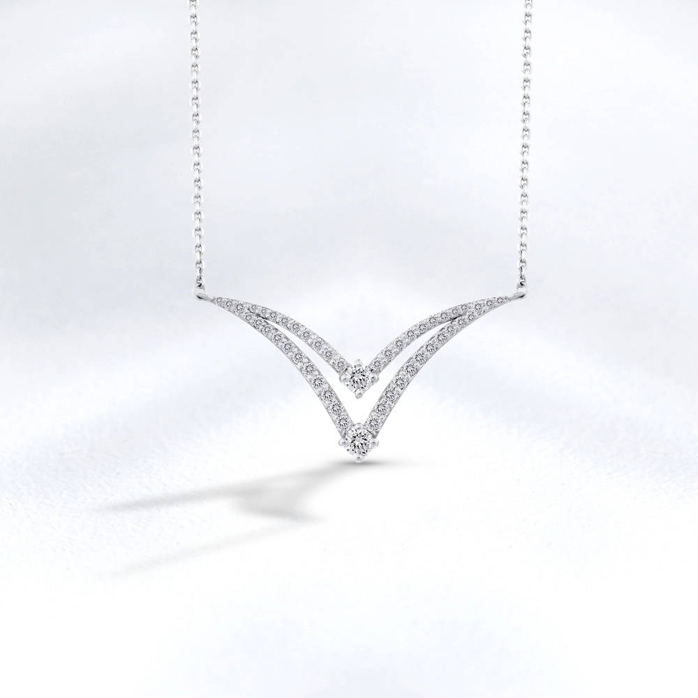 0.47 ct. Design Diamant Halskette