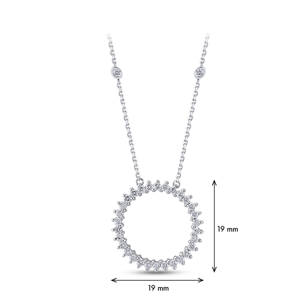 0.53 ct. Design Diamant Halskette