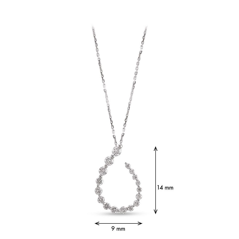 0.22 ct. Design Diamant Halskette