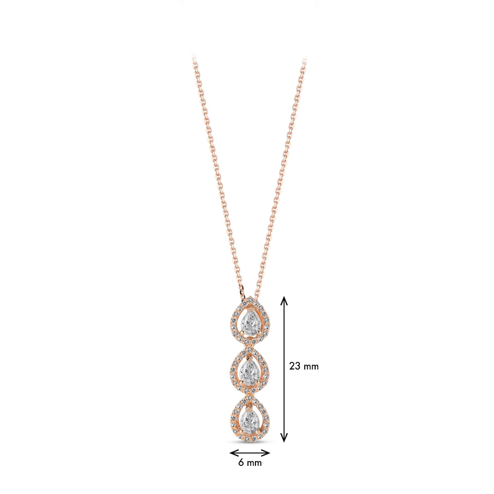 0.57 ct. Design Diamant Halskette