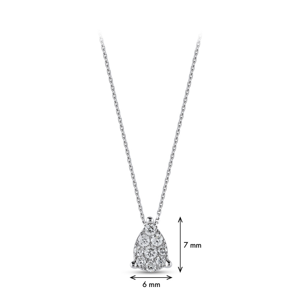 0.14 ct. Design Diamant Halskette