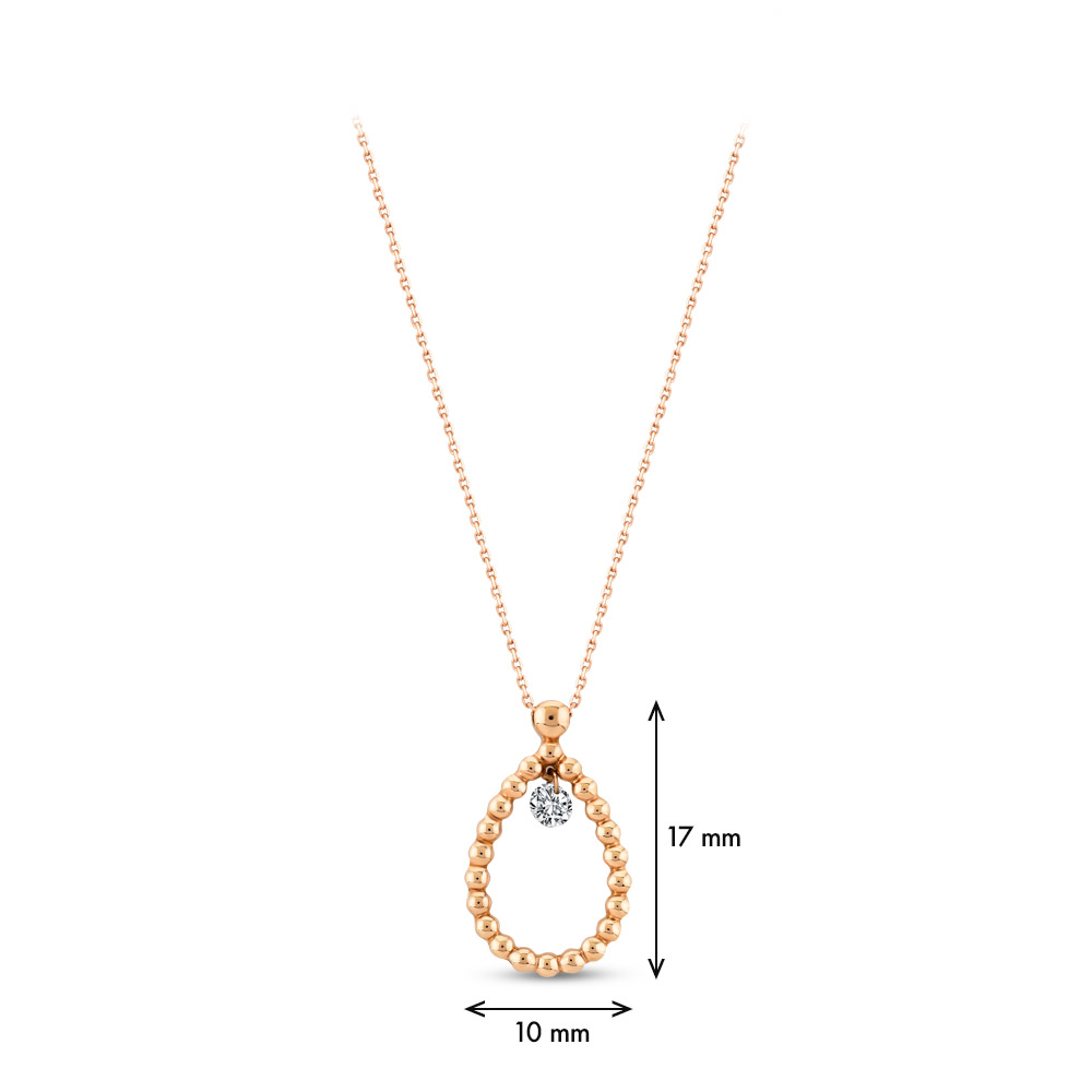 0.12 ct. Design Diamant Halskette