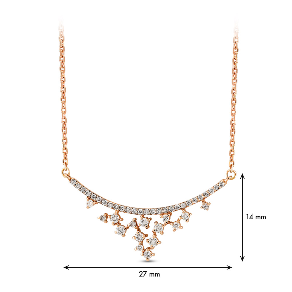 0.33 ct. Design Diamant Halskette