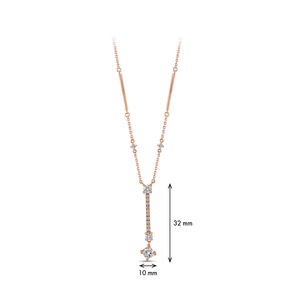 0.59 ct. Design Diamant Halskette