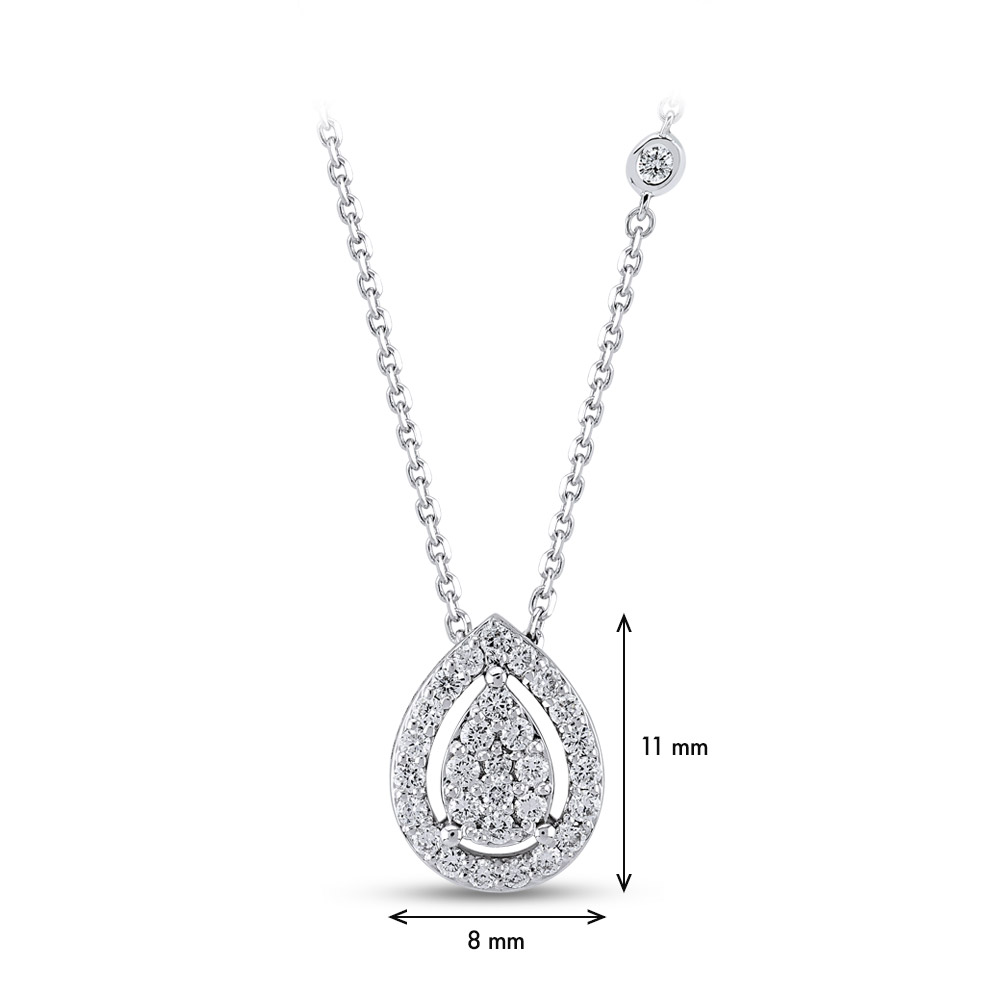 0.29 ct. Design Diamant Halskette