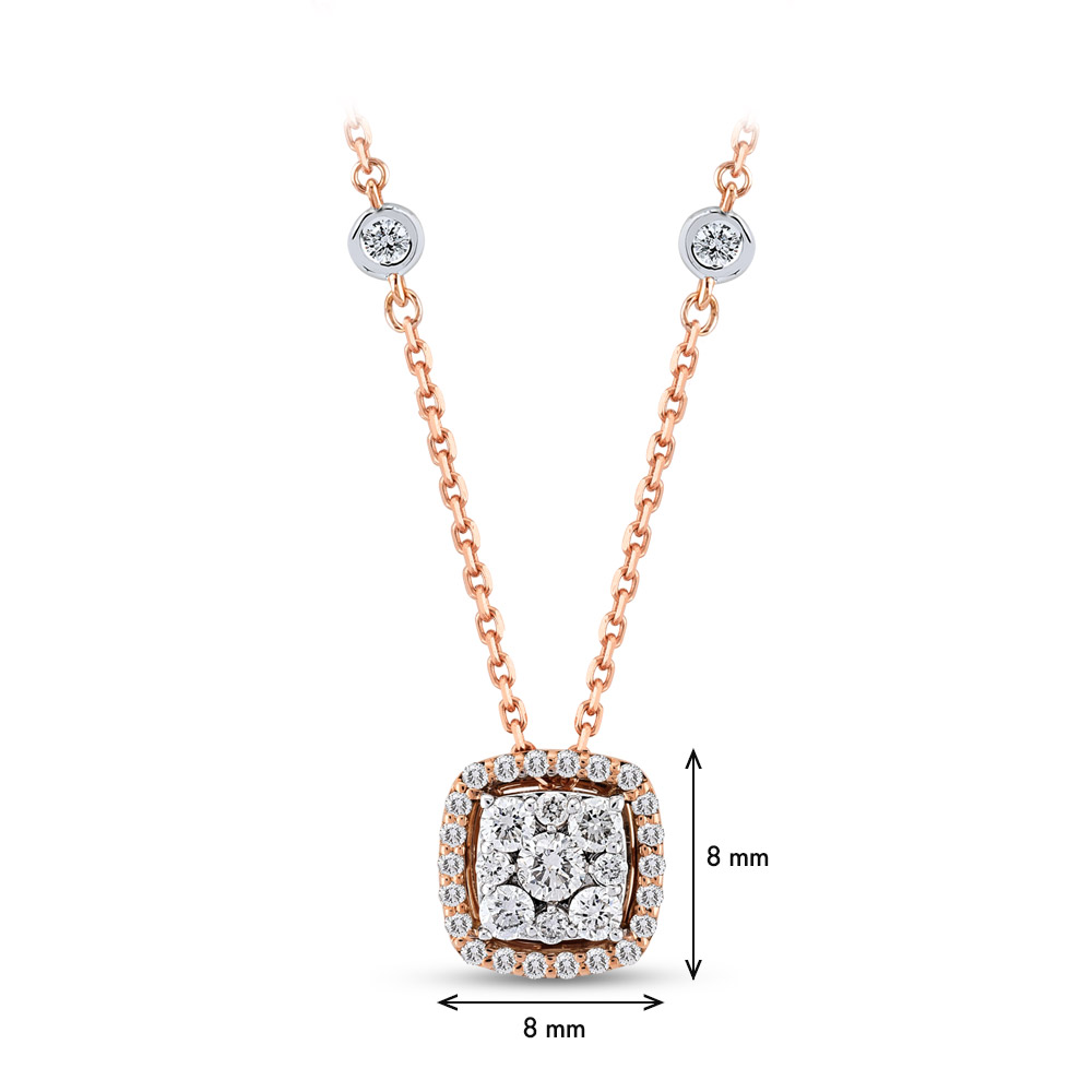0.37 ct. Design Diamant Halskette