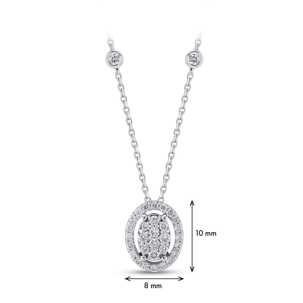 0.35 ct. Design Diamant Halskette