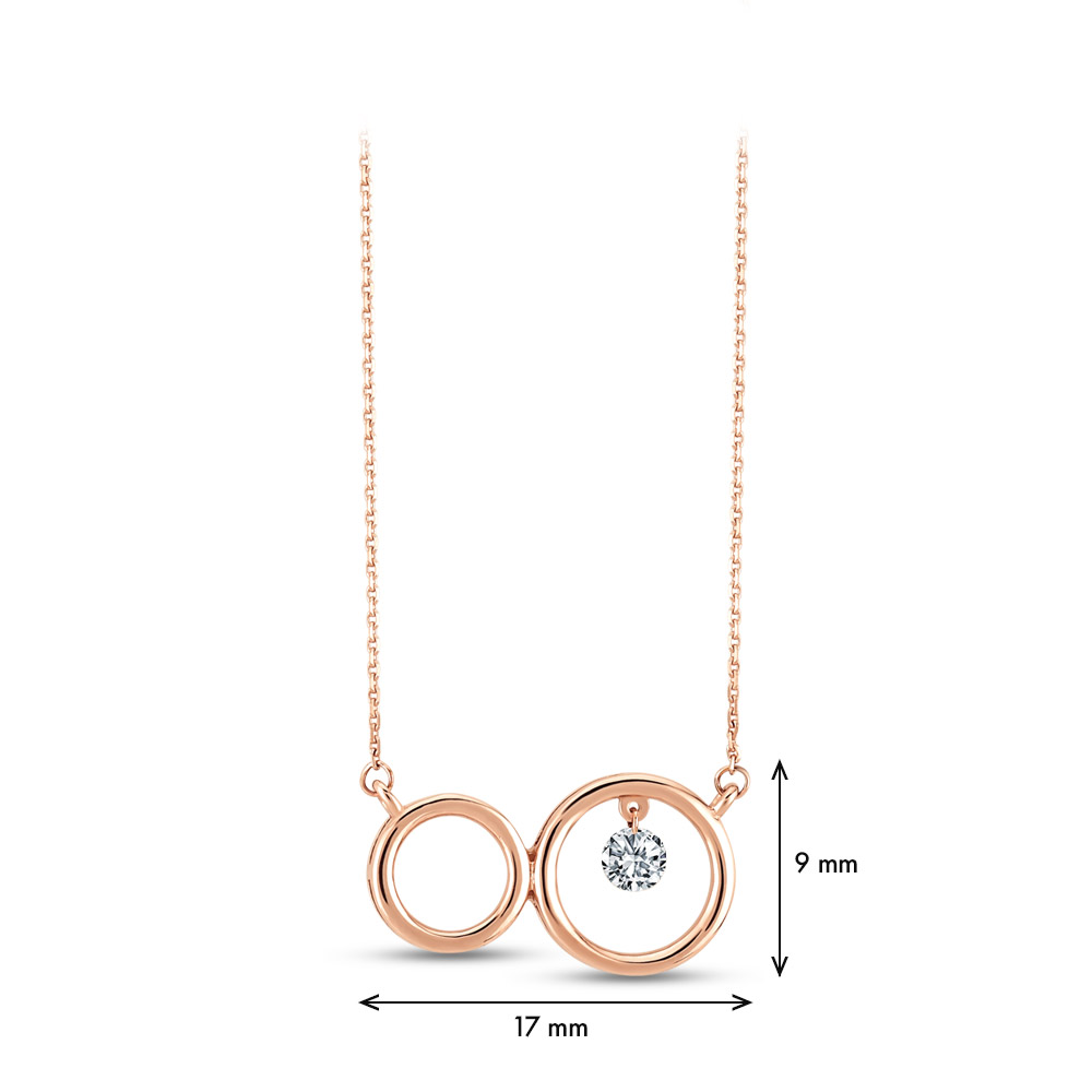 0.10 ct. Design Diamant Halskette