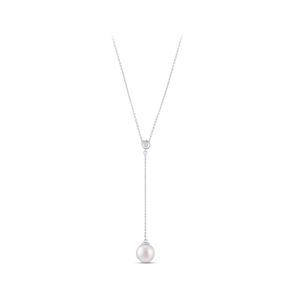 0.36 ct. Perle Diamant Halskette