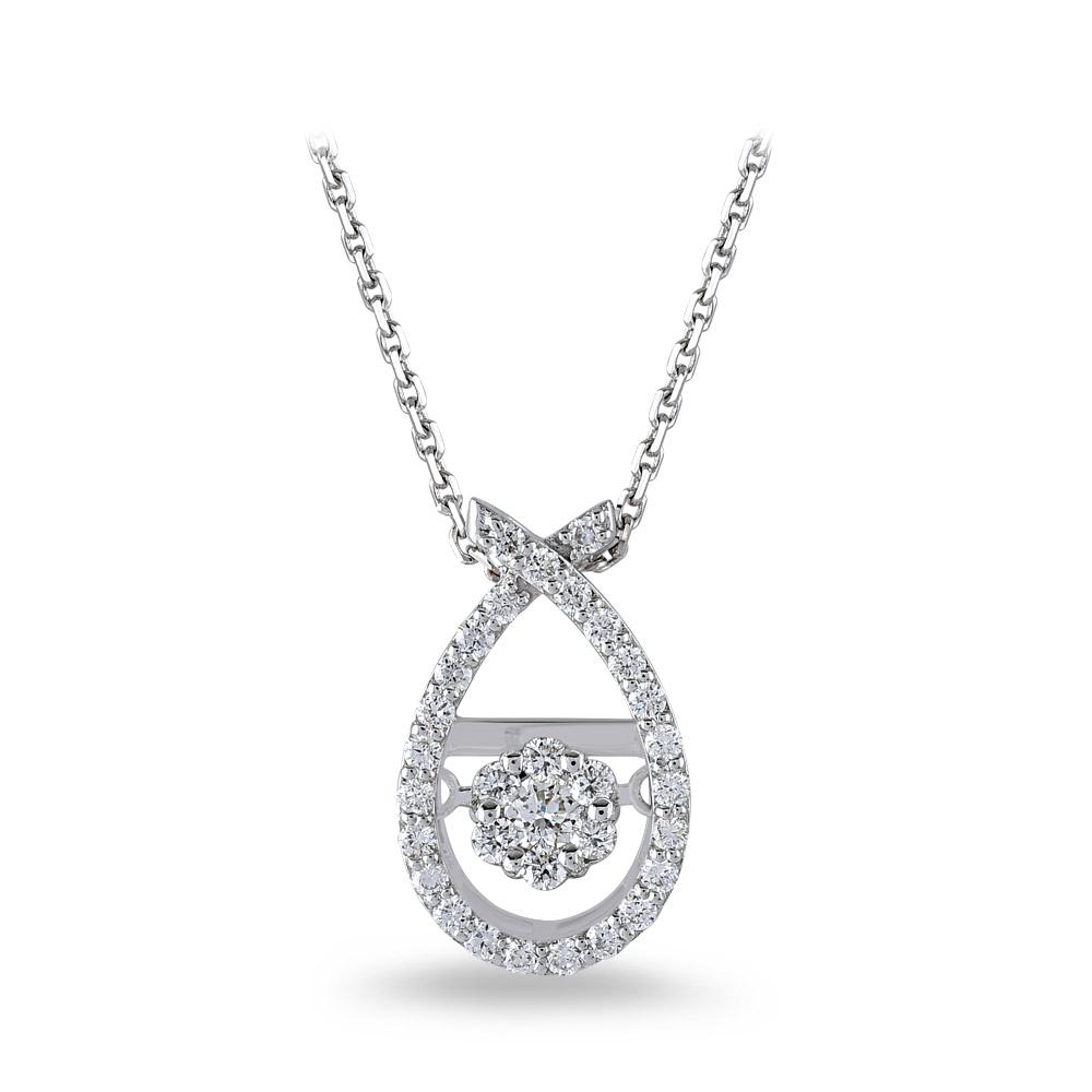 0.32 ct. Design Diamant Halskette