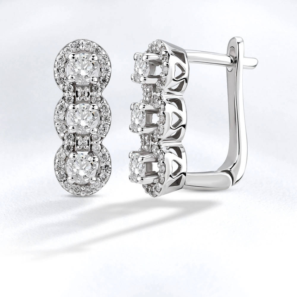 0.41 ct. Design Diamant Ohrring