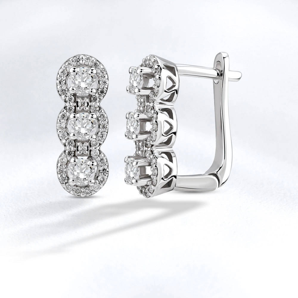 0.64 ct. Design Diamant Ohrring