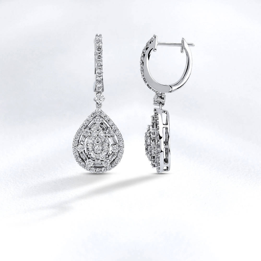 1.65 ct. Design Diamant Ohrring