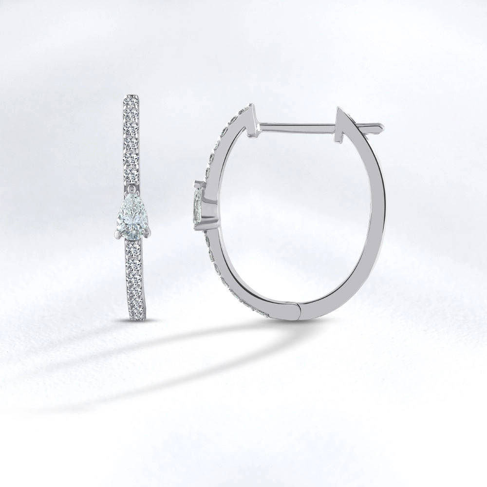 0.51 ct. Design Diamant Ohrring
