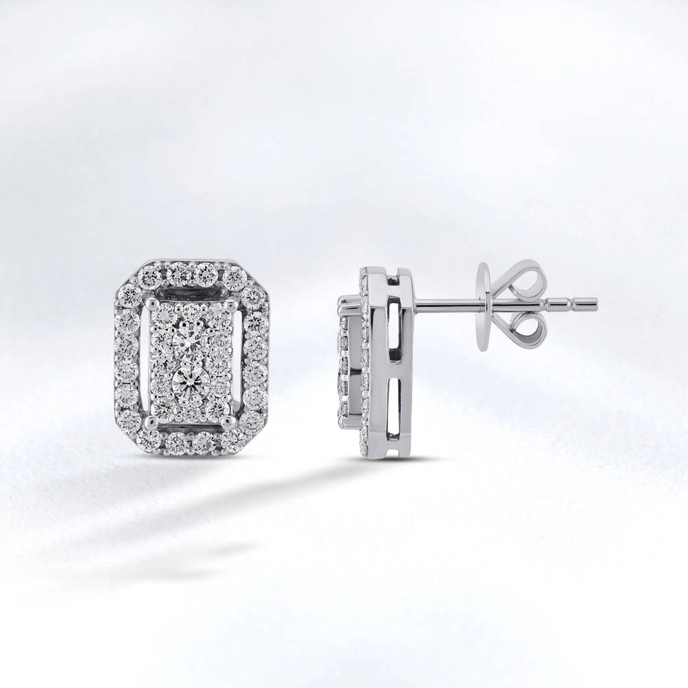 0.75 ct. Design Diamant Ohrring