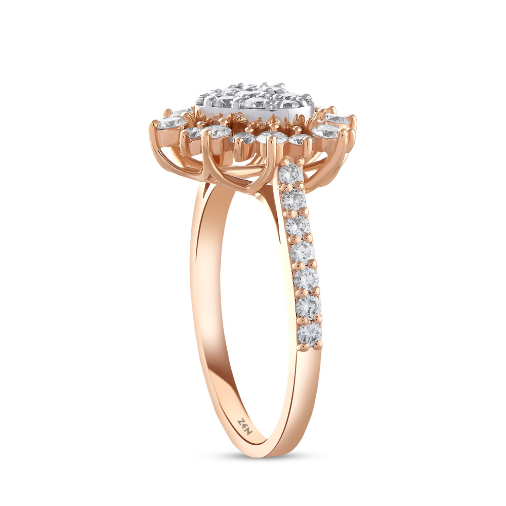 0.97 ct. Design Diamant Ring