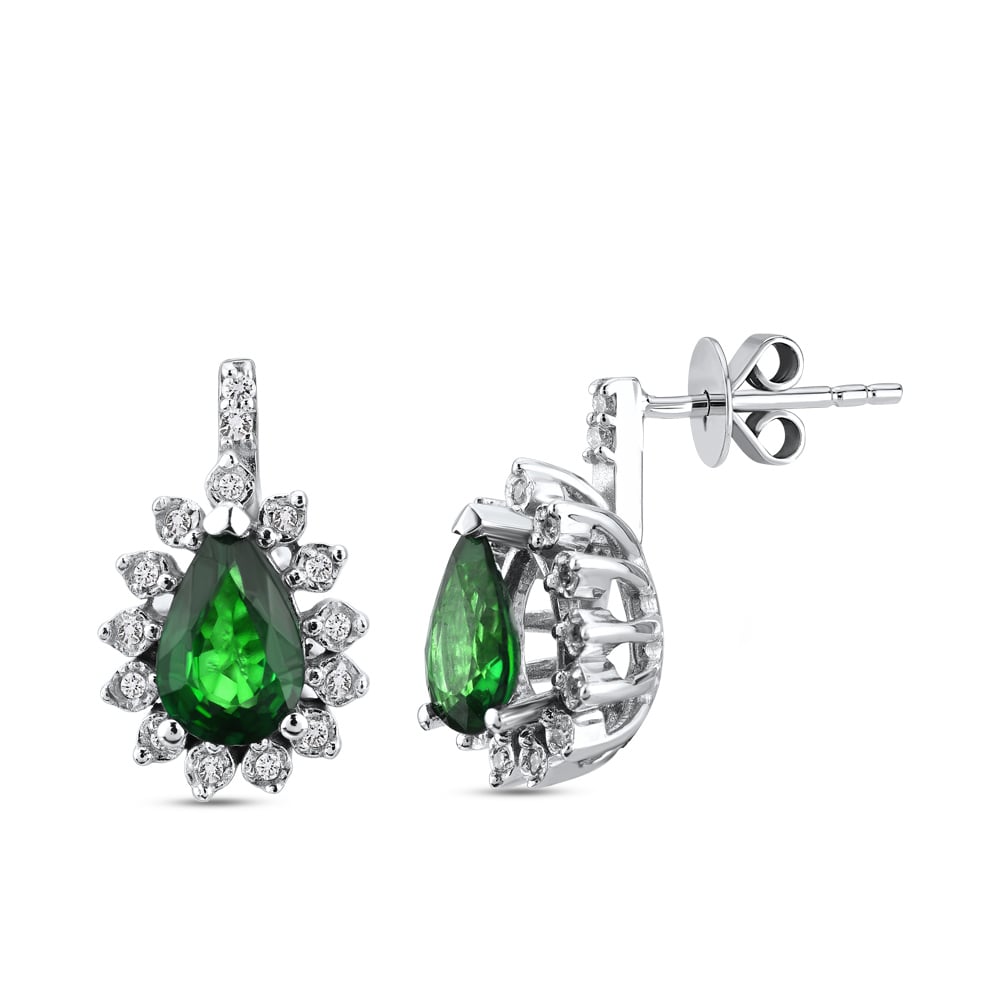 Emerald Stud Earrings