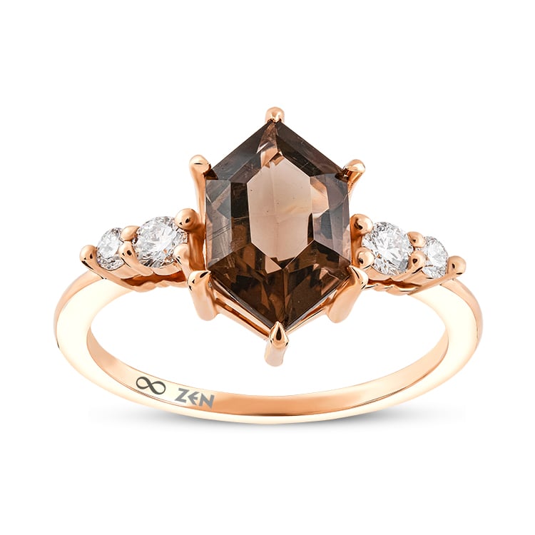 Smoky Quartz Yüzük