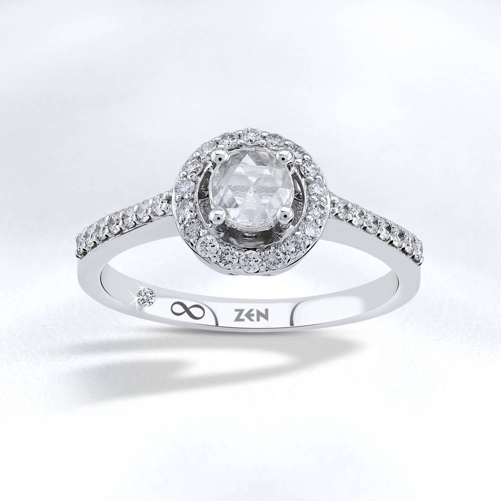 Halo Engagement Ring