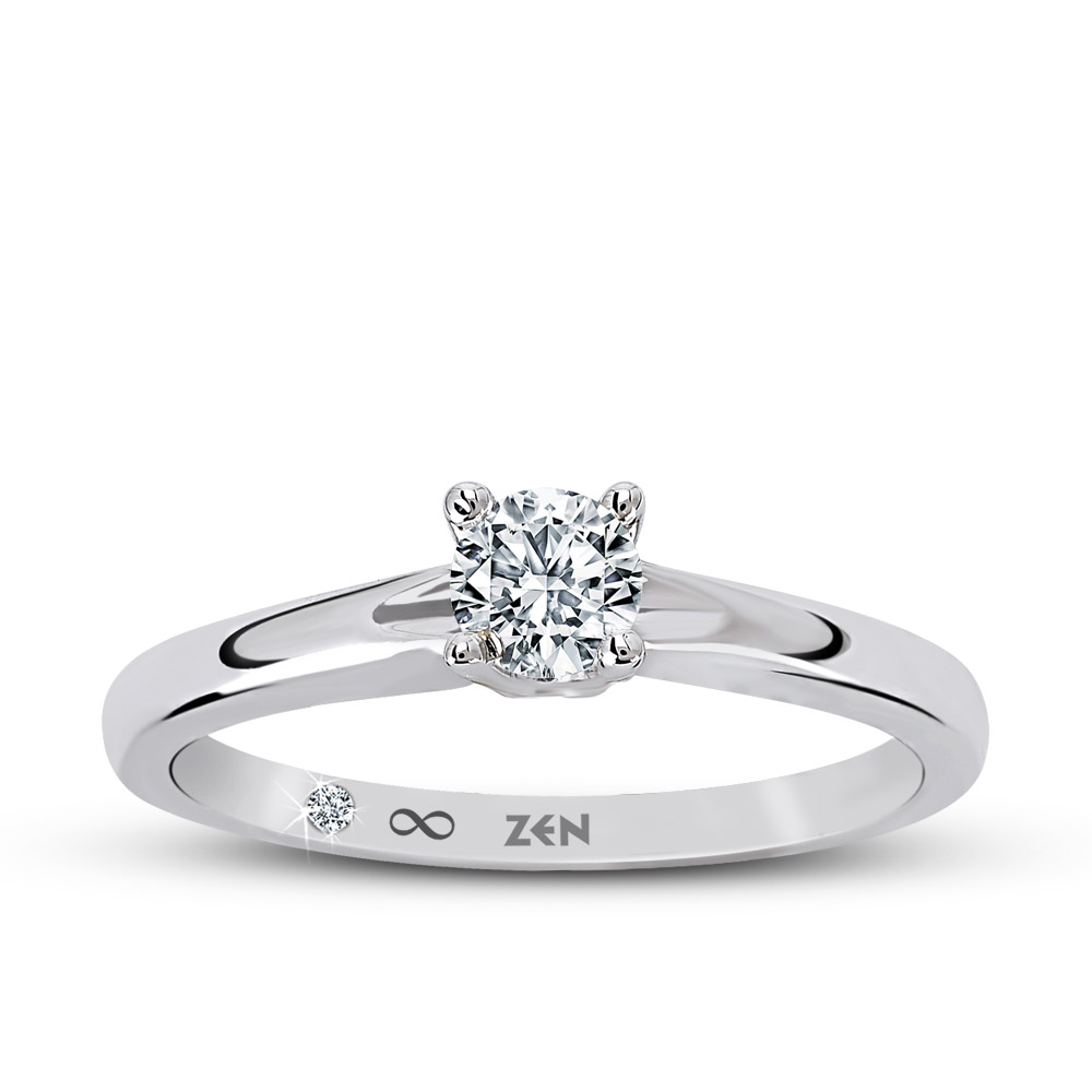 0.40 Ct. Solitaire Engagement Ring - 3000274101 | Zen Diamond