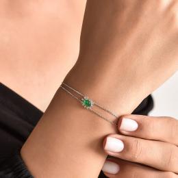 Smaragd Diamant Armband