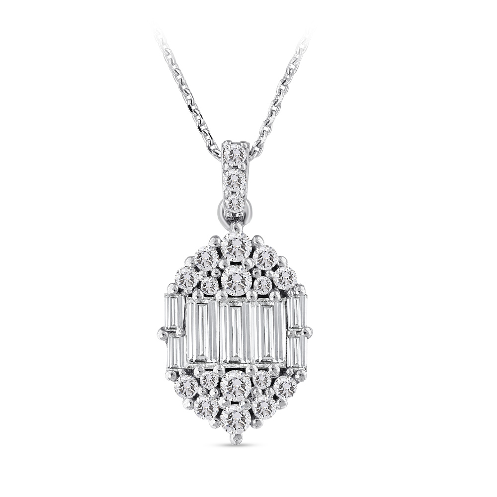 Baguette Diamant Halskette