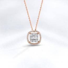 Baguette Diamant Halskette