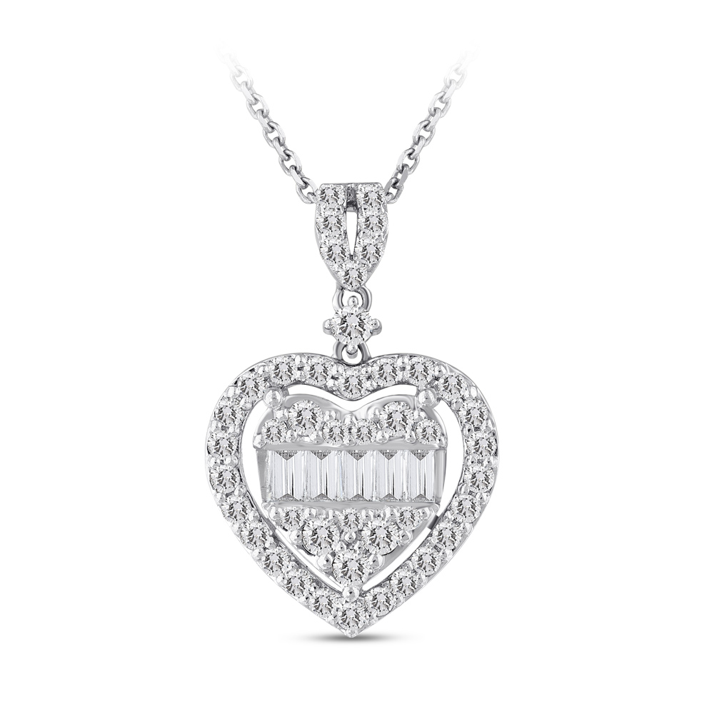 Herz Diamant Halskette