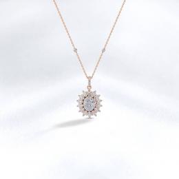 Design Diamond Pendant with Chain