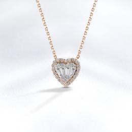 Herz Diamant Halskette
