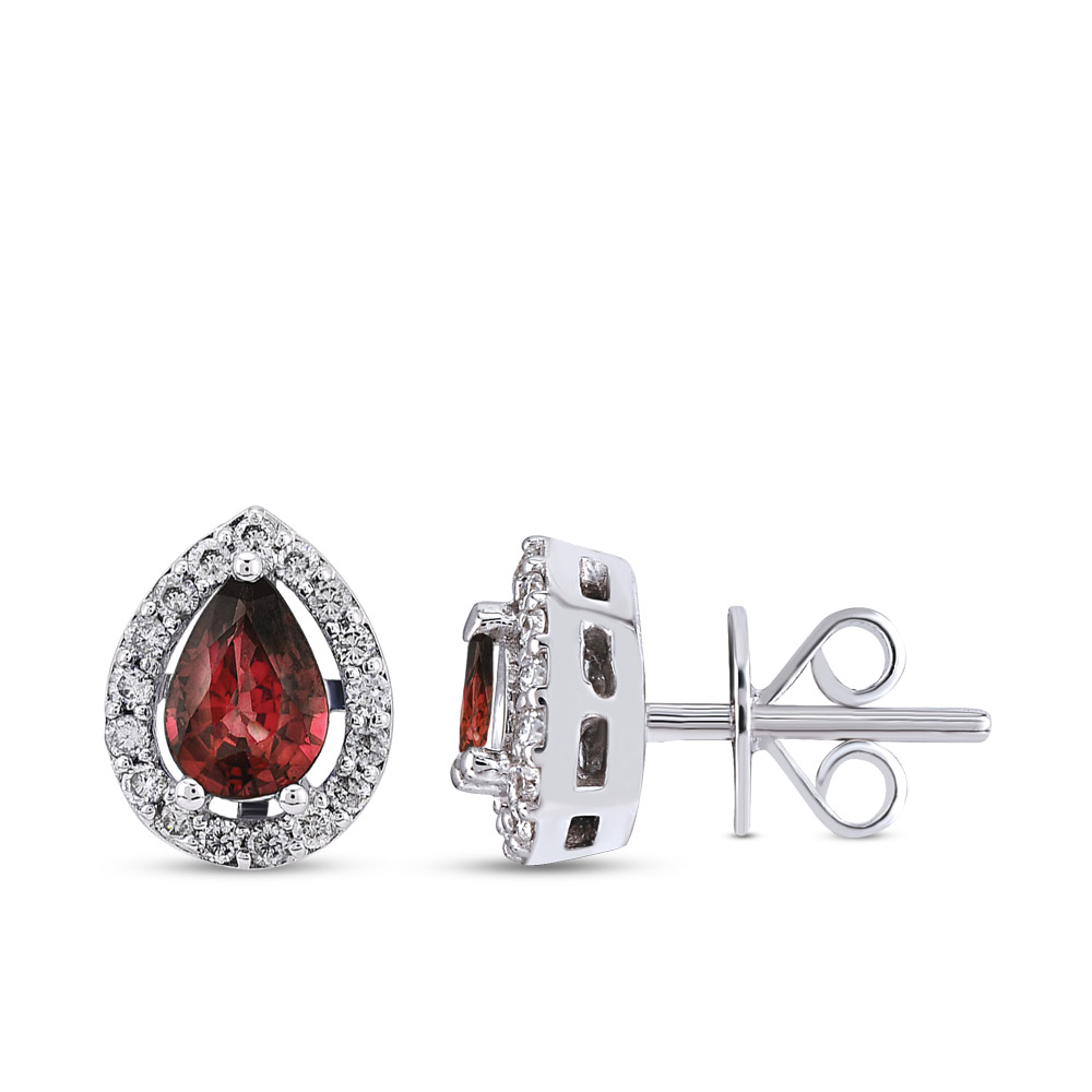 Ruby Stud Earrings