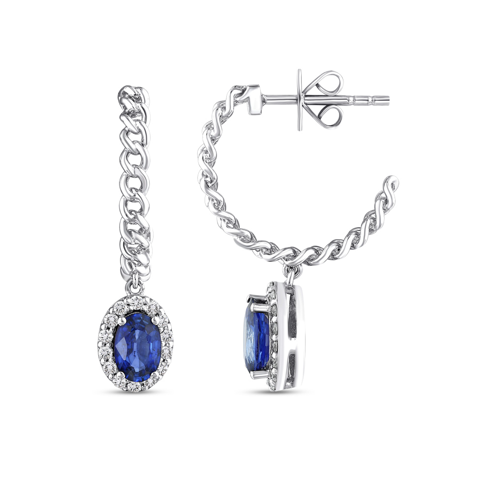 Saphir Diamant Halskette