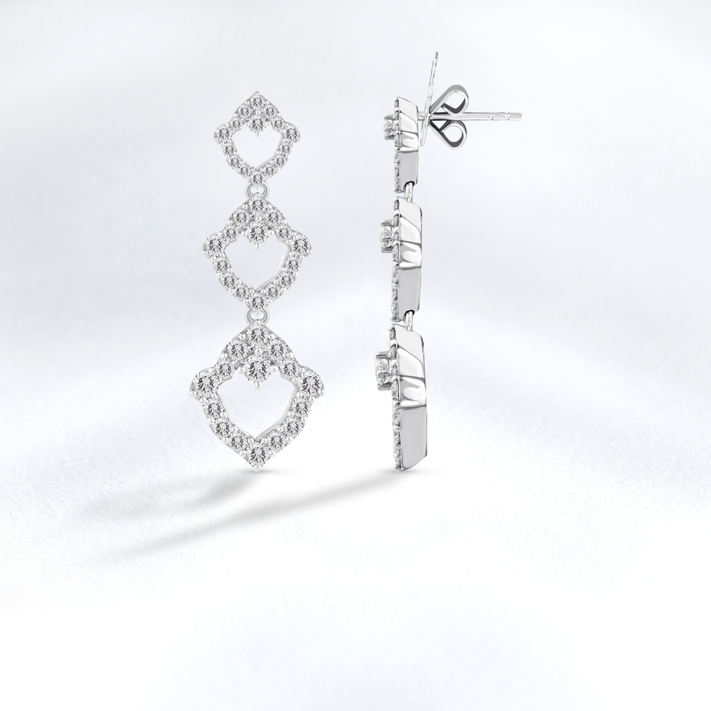 Design Diamond Earrings