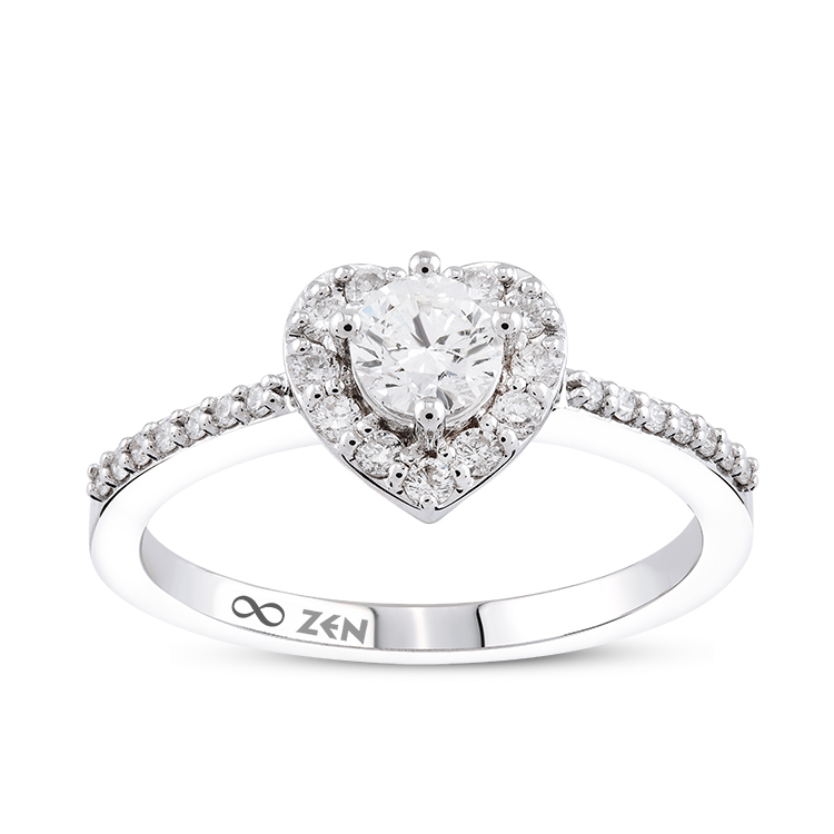 Herz Diamantring