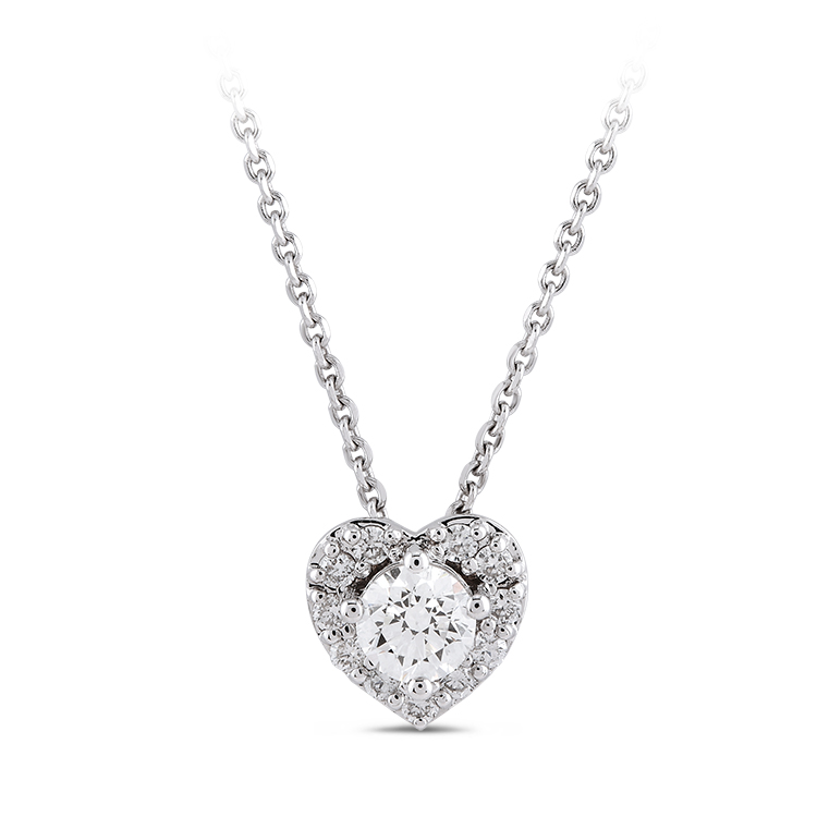 Herz Diamant Halskette